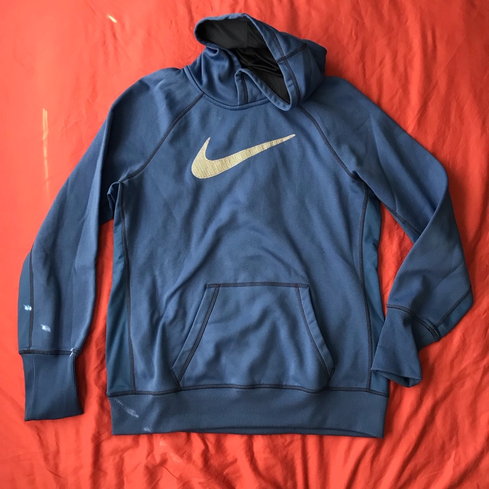 NIKE Therma-Fit women’s large blue hoodie